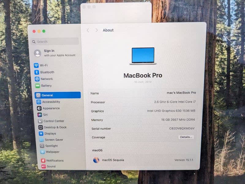 Apple MacBook pro 2019 Touch Bar i7 7