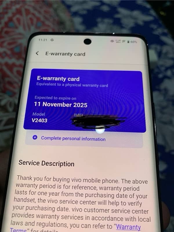 Vivo v40e urgent sale 3