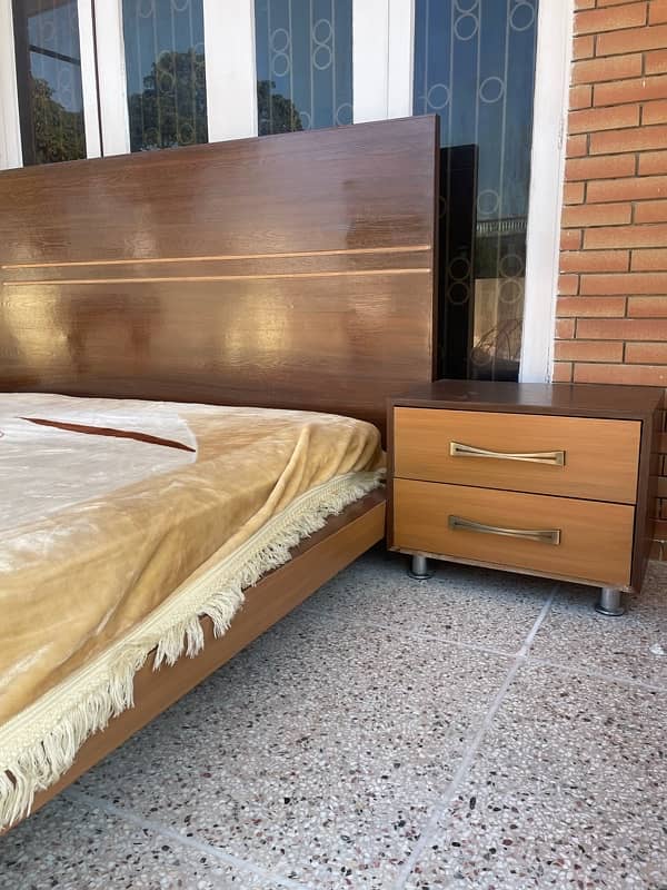 modern brown bed set 2