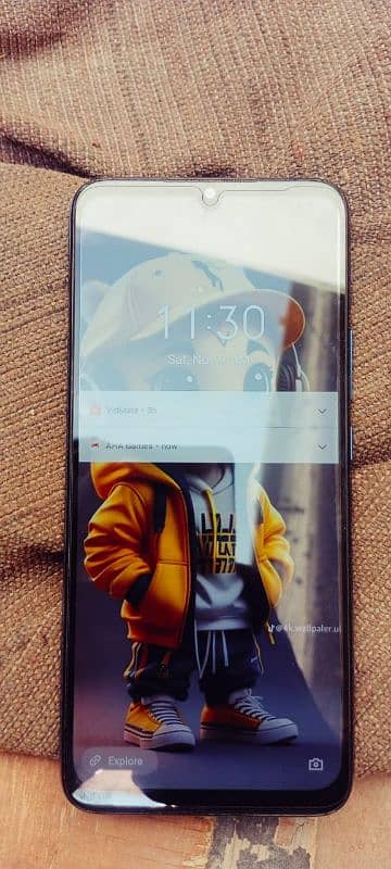 Infinix hot11play good condition with box 8