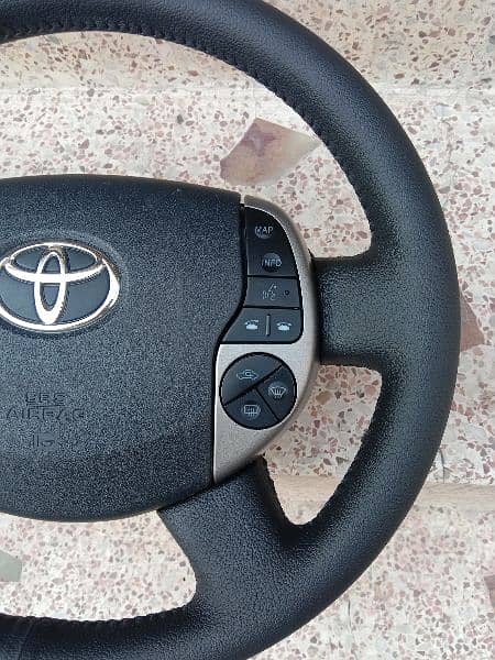 Toyota Prius Vitz xli gli steering wheel multimedia 4