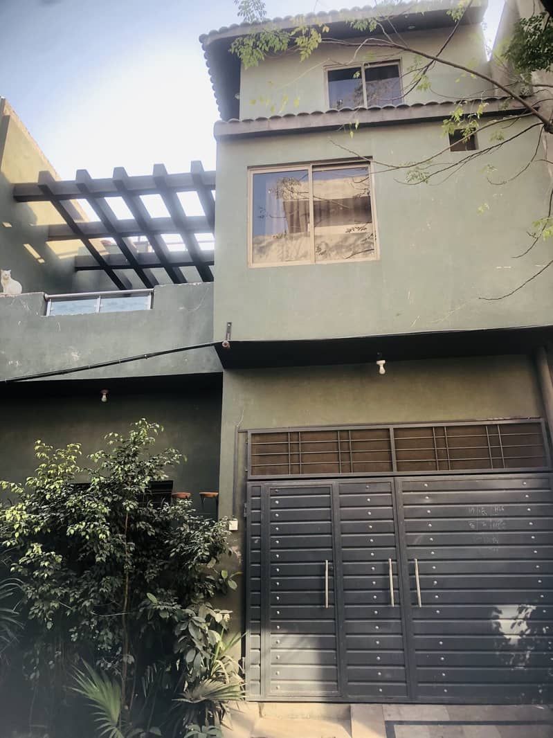 5 Marla Double Storey House For Sale In Royal Garden With Gas 0