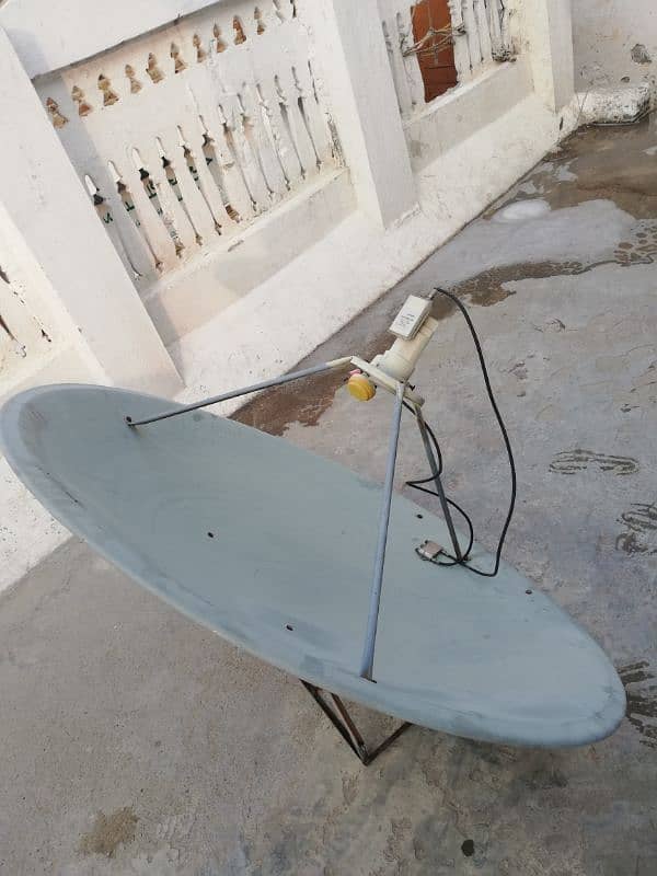 dish with 2 Lnb and connector 0