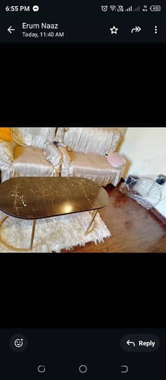 metal table new condition