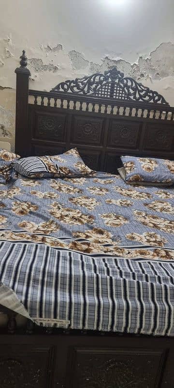 wooden bed set 1