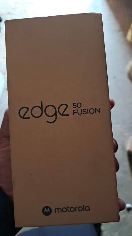 Motorola edge 50 fusion cmplt box cdn 10/10 512GB non PTA non active 4