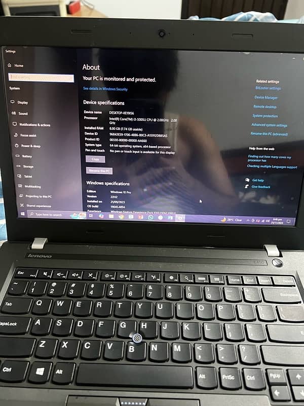 lenovo thinkpad i3 5th generation 3