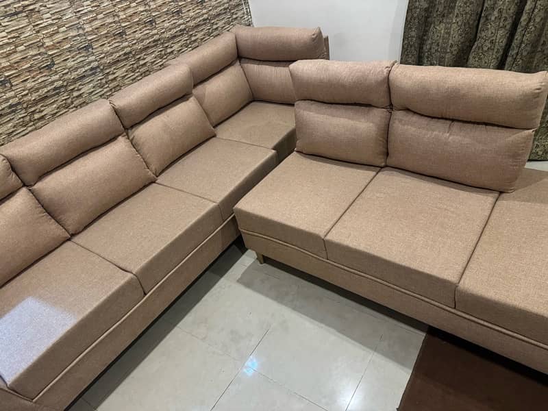 L SHAPED SOFA 2