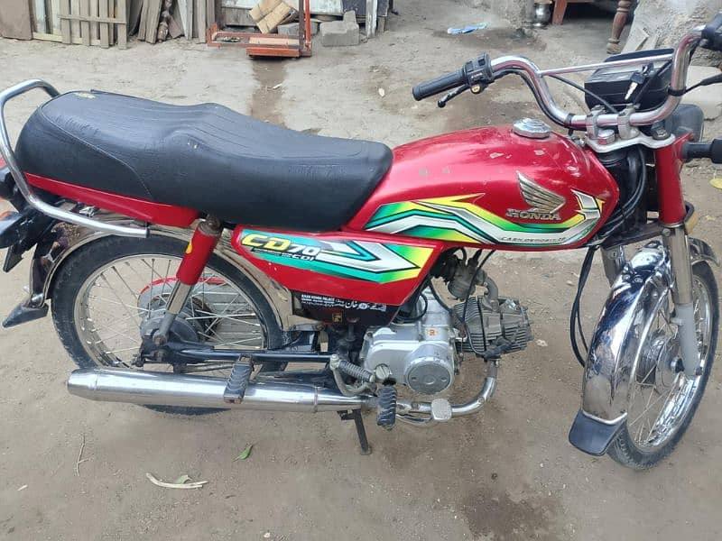 honda cd 70 2023 model karachi number 6