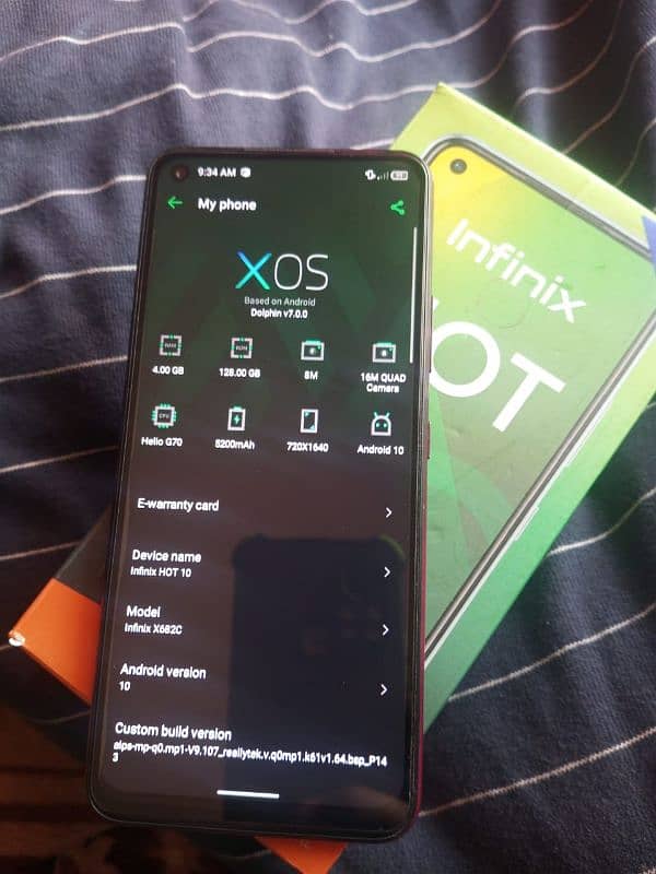 Infinix hot 10 4 128. 1