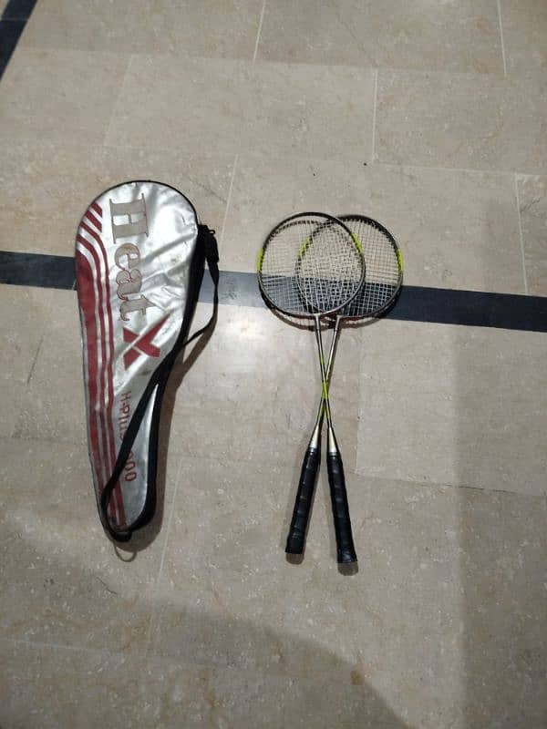 heat badminton rackets 0