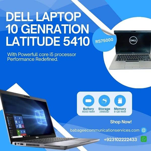 Dell latitude 5410 core i5 10gen laptop 0