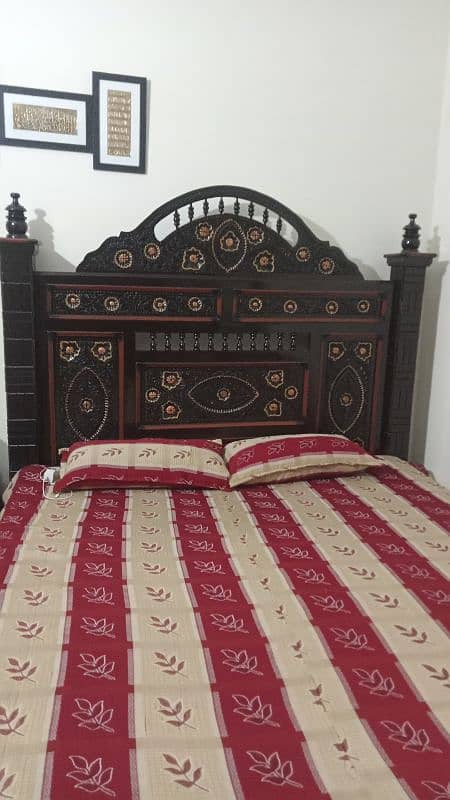 Tali wooden king bed 1