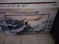 Haier led back-lit tv 40" inches