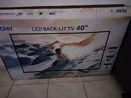 Haier led back-lit tv 40" inches 0