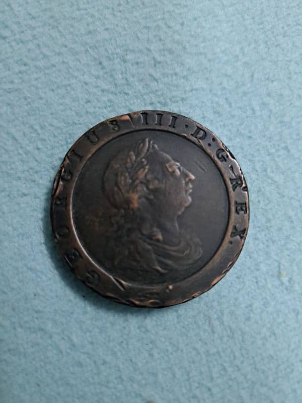 King George III Britannia Penny of 1797 0