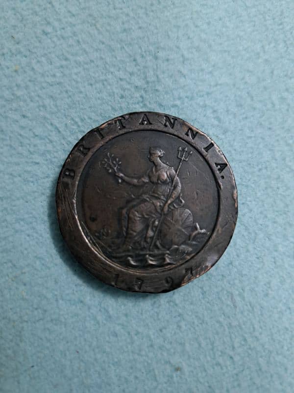 King George III Britannia Penny of 1797 1