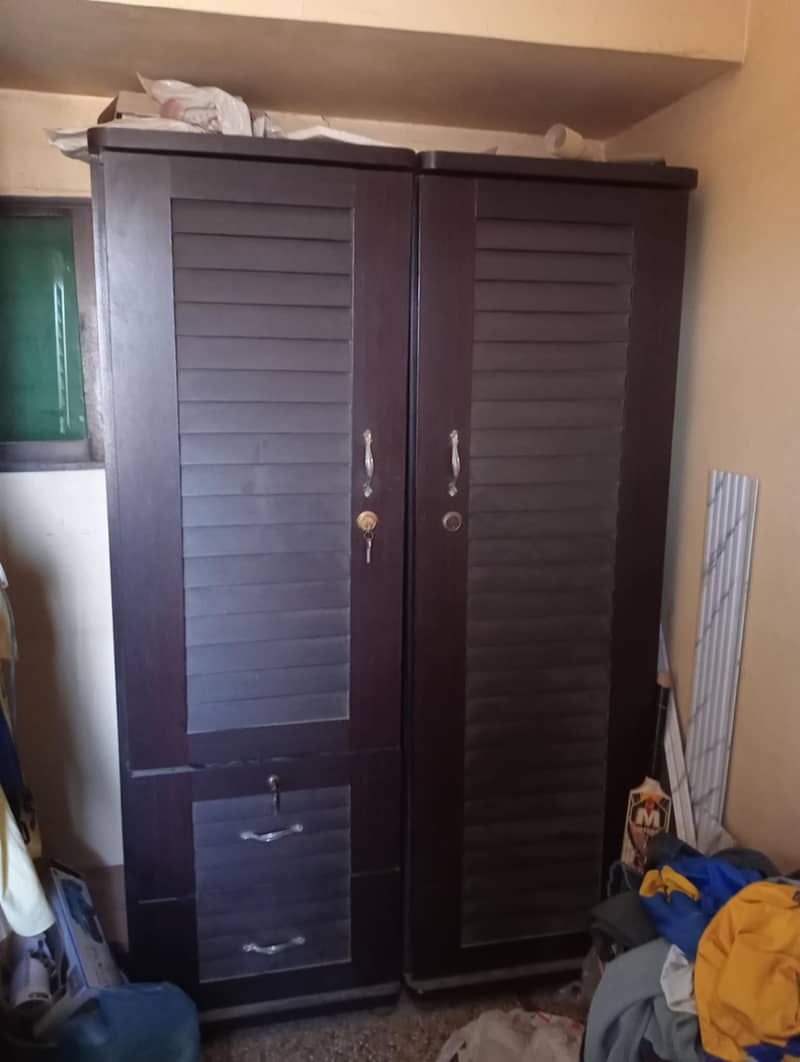 Wardrobes For Sale in Excellent Condition Two door, One Door total 3 0