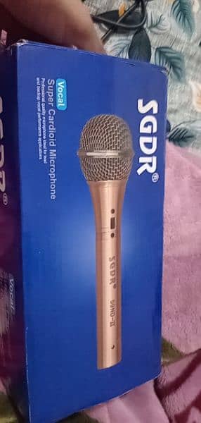 SGDR Mic . Mic With 18 Feet Wire Length with Box 1