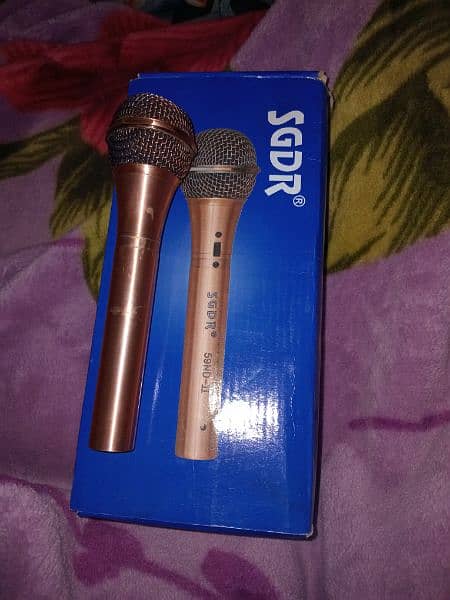 SGDR Mic . Mic With 18 Feet Wire Length with Box 2