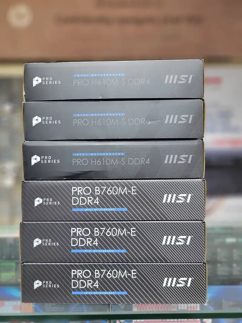 PRO B760M-E DDR4 - MSI/Gaming motherboards/new stock 0