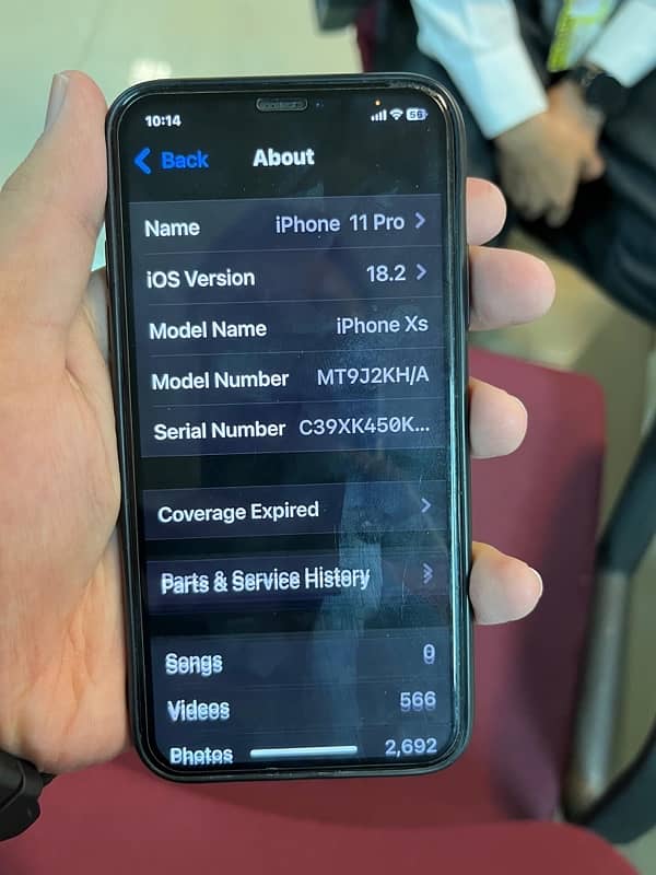 iphone xs 256 dual sim PTA  Approved 4