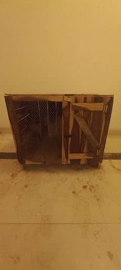 Large Wooden Cage in Almost New Condition