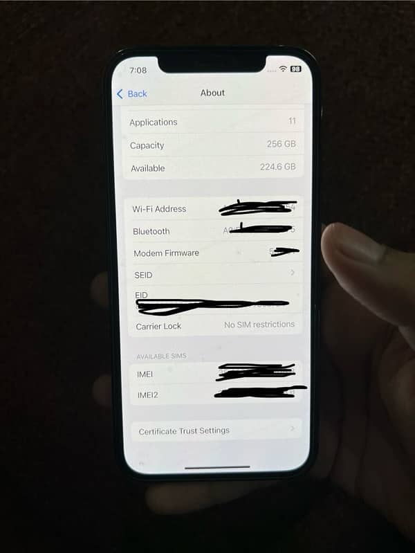 iPhone 12 Pro 256gb fu box 1