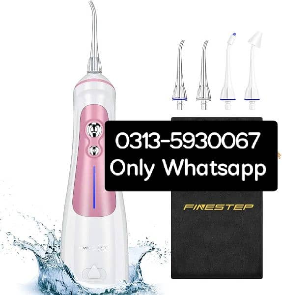 Cordless Water Flosser Rechargeable Portable Oral irrigator teeth clea 0