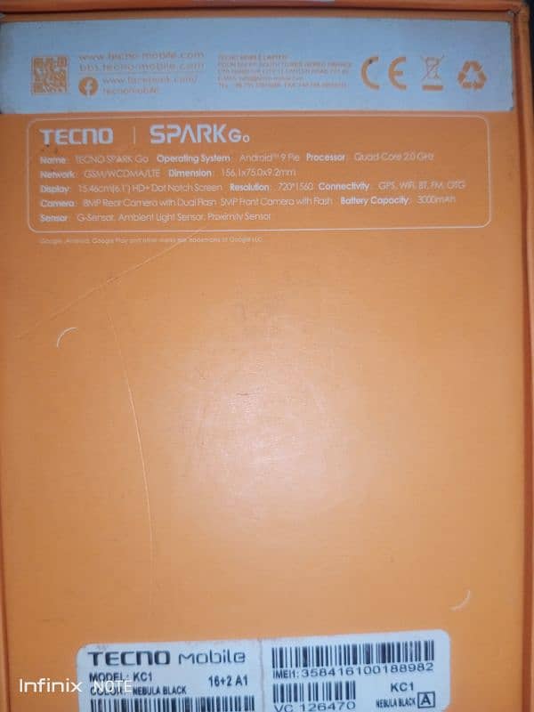 techno spark for sale 1