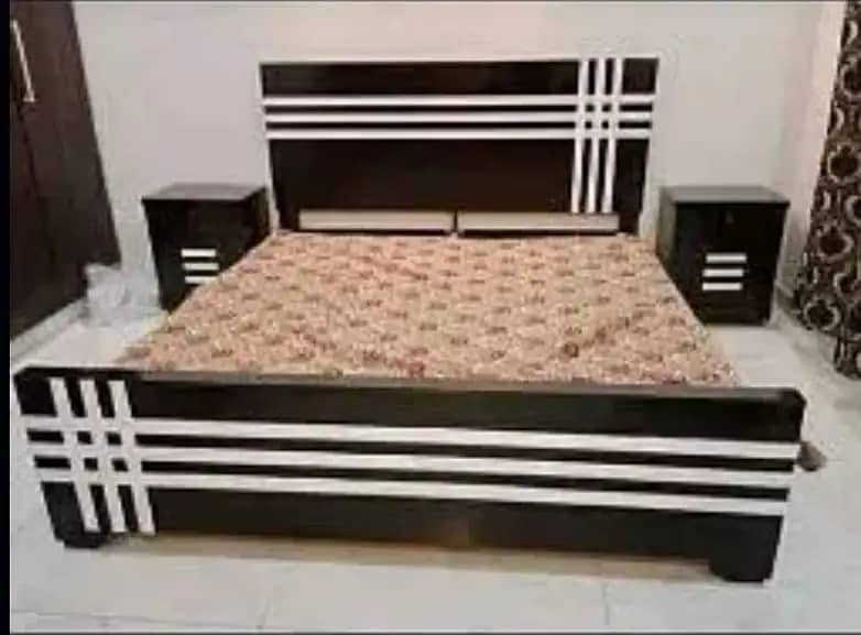 double bed - king size bed set - bed - wooden bed wholesale prices 12