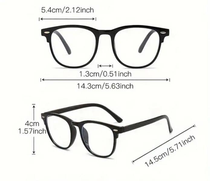 Round Frame PC Glasses For Men & Women - Protect Your Eyes At Work 4