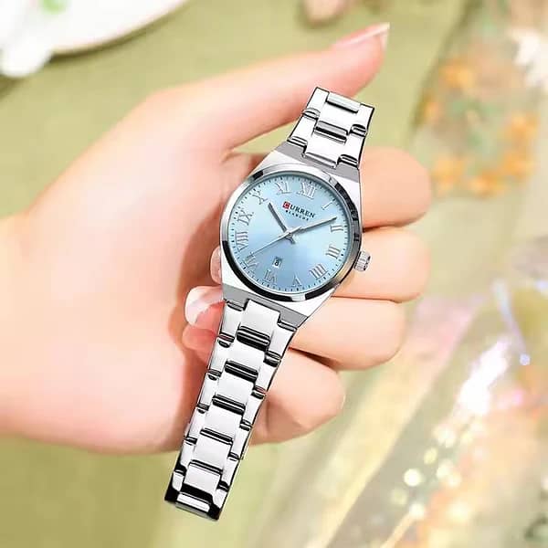 watches | curren watch 9095 | stylish watch | womens formal watch 3