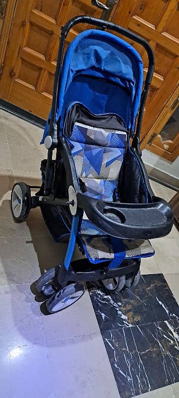 Baby Pram Stroller Double Tire Foldable Good Quality 1