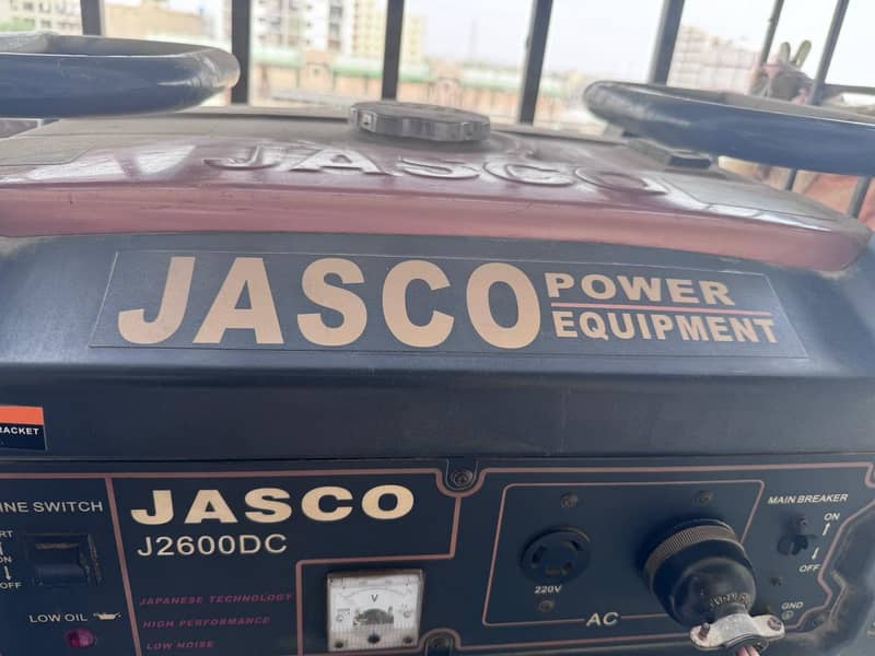 jasco Generator 2.5 kva for sale 52k 0