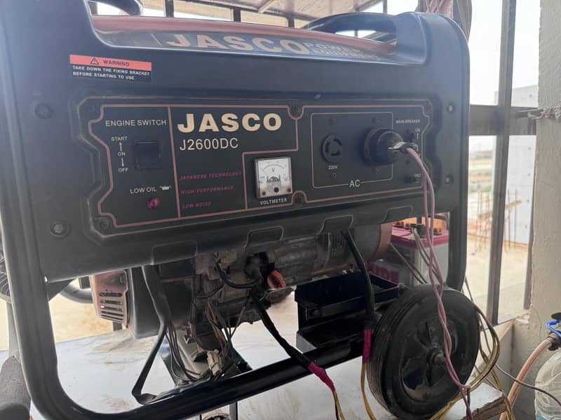 jasco Generator 2.5 kva for sale 52k 3