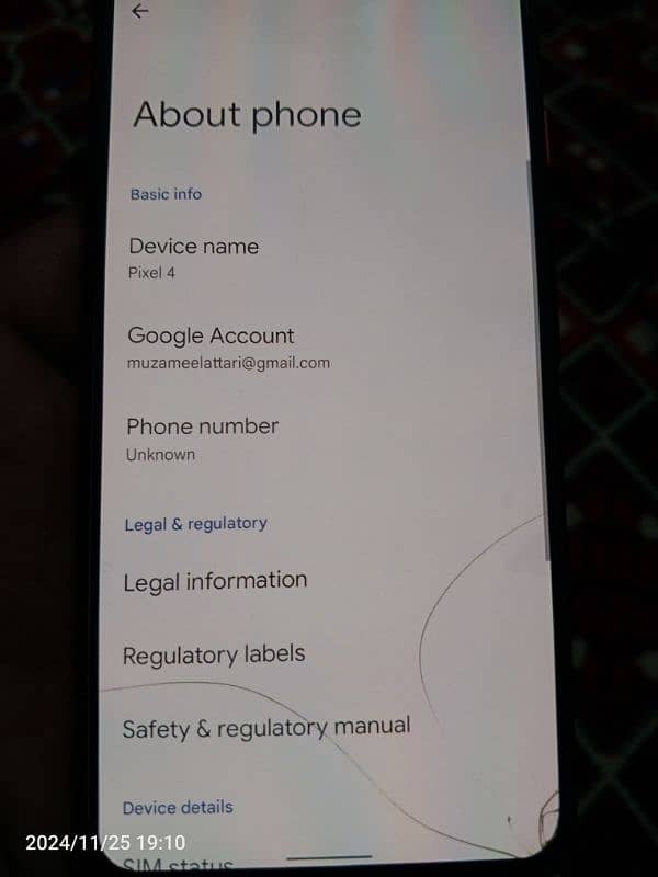 Google pixel 4 PTA proof 5