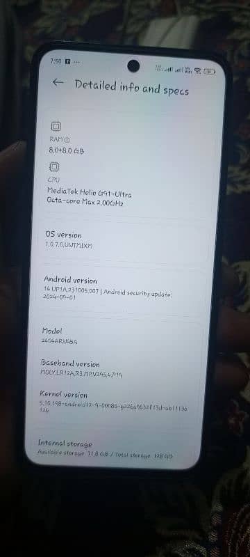 Redmi 13 8gb 128 gb With 11 month warrenty 1