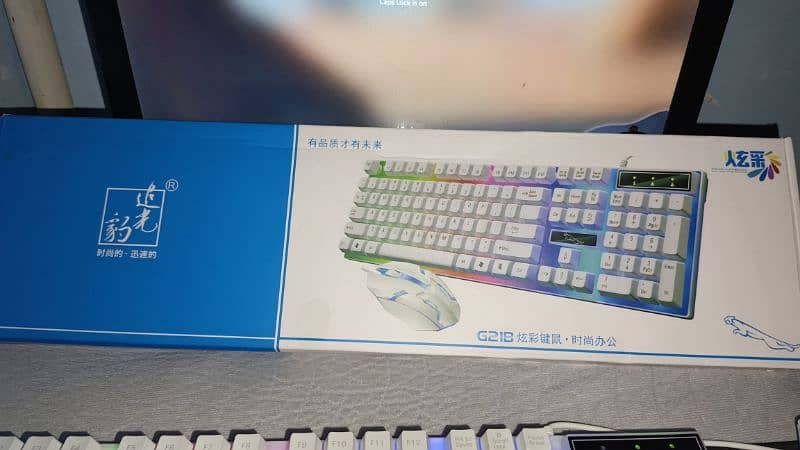 RGB Light keyboard and mouse WITH BOX (URGENT SALE) 6