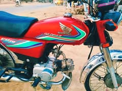 Honda CD70 2017 Sahiwal Golden Number Lush Condition