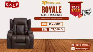 Recliner royale series - sofa recliner - sofa - recliner 12.12 sale