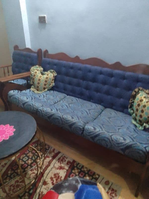 Old style Pure Wood Sofa set 1