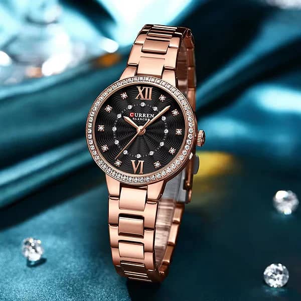 watches | curren watch 9085 | designer watch | stylish watch for women 5