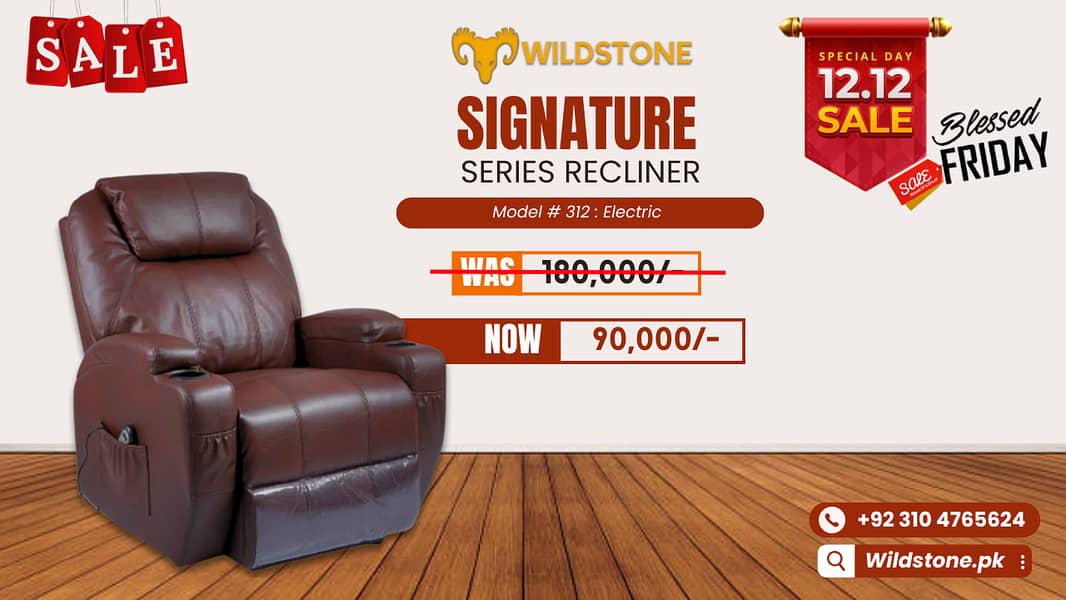 Recliner signature series - sofa recliner - sofa - recliner 12.12 sale 3