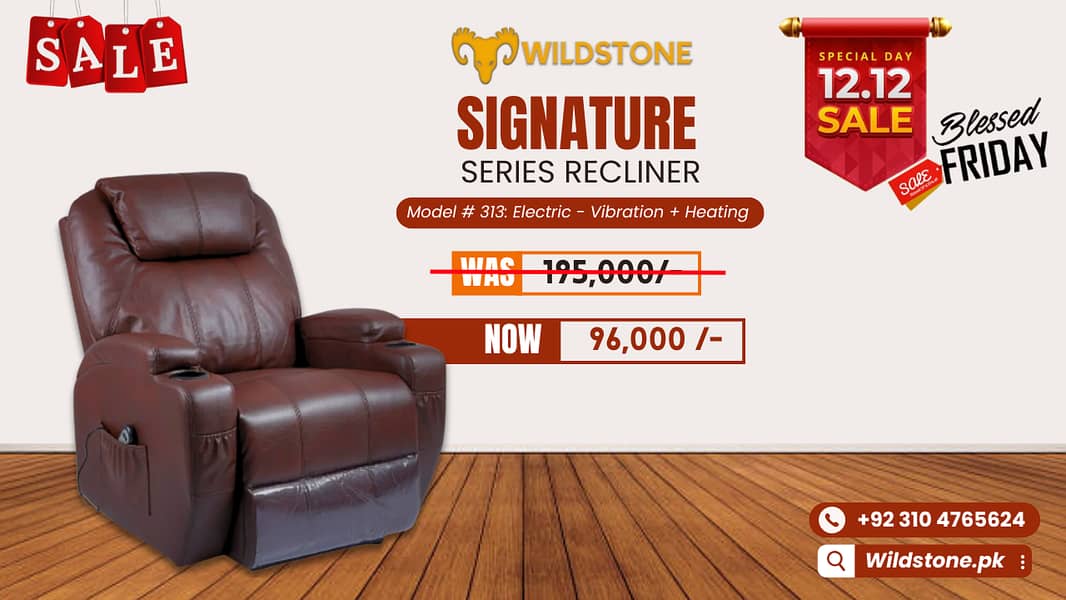 Recliner signature series - sofa recliner - sofa - recliner 12.12 sale 4