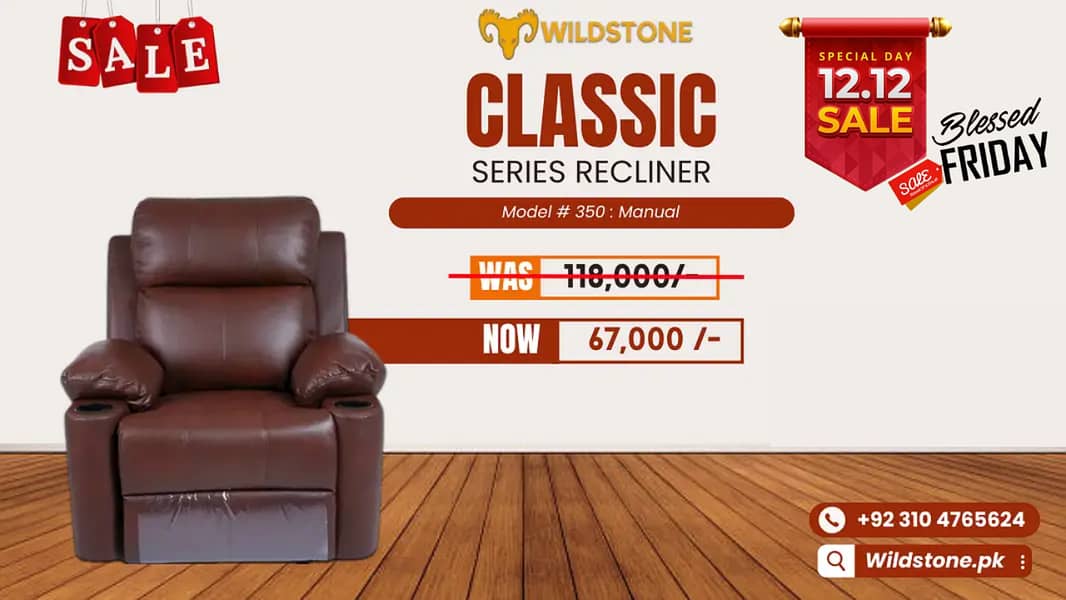 Recliner classic series - sofa recliner - sofa - recliner 12.12 sale 0