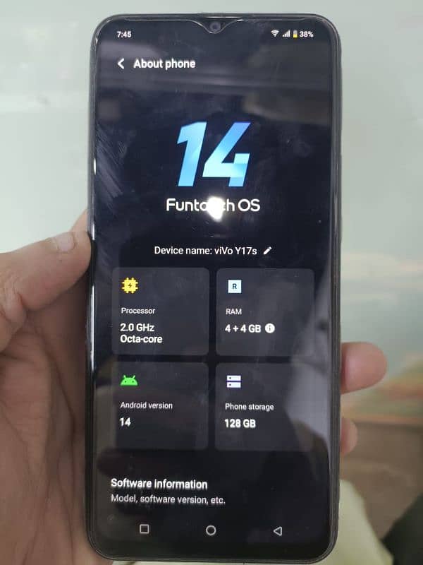 Vivo Y17s 4+4 128 4