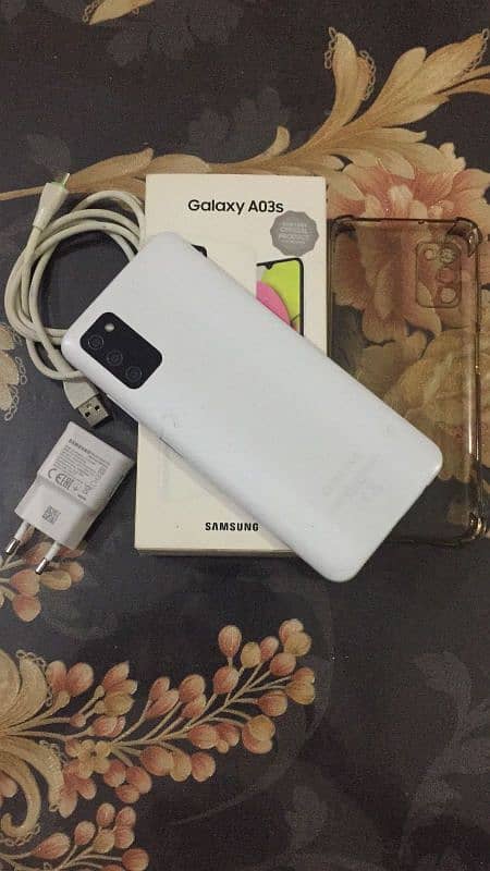 Samsung a03s with original box and charger 0