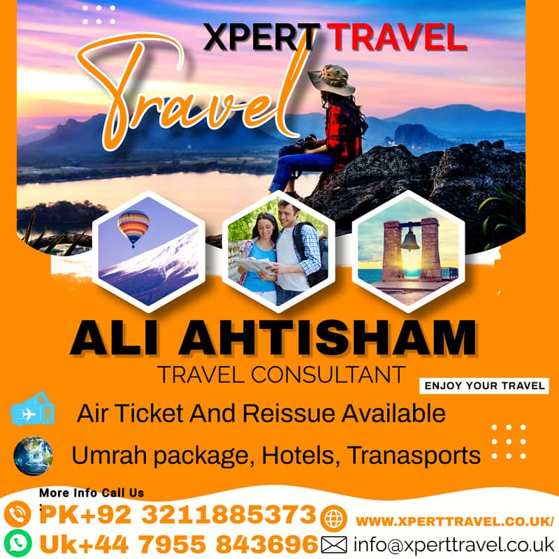 Air Tickets| flight ticket| Tour Package| Hotel Bookings|Travel Servic 1