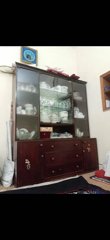 Wooden Showcase cabnet for sale 1